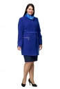 Женское пальто из текстиля без воротника 8002715
