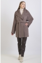Женское пальто из текстиля с воротником 8011806-2