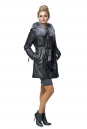 Женское кожаное пальто из натуральной кожи с воротником, отделка блюфрост 8011989-2