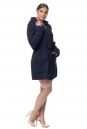Женское пальто из текстиля с капюшоном 8012109-2