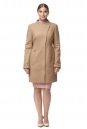 Женское пальто из текстиля с воротником 8012410