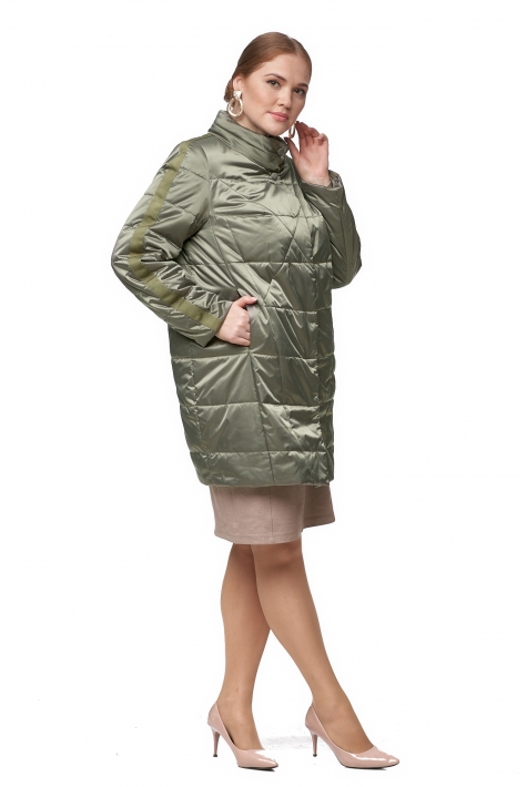 Куртка женская из текстиля с воротником 8012702