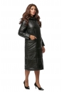Женское кожаное пальто из натуральной кожи с капюшоном 8013010-2