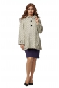 Женское пальто из текстиля с капюшоном 8016064-2