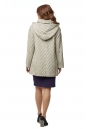 Женское пальто из текстиля с капюшоном 8016064-3