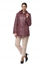 Куртка женская из текстиля с капюшоном, отделка искусственный мех 8016088