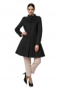 Женское пальто из текстиля без воротника 8016249