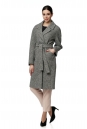 Женское пальто из текстиля с воротником 8016256