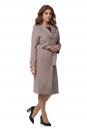 Женское пальто из текстиля с воротником 8016366