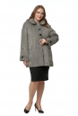 Женское пальто из текстиля с капюшоном 8016427-2