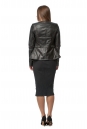 Женская кожаная куртка из натуральной кожи с воротником 8019041-3