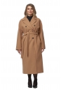 Женское пальто из текстиля с воротником 8019051