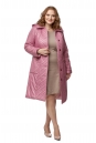 Женское пальто из текстиля с капюшоном 8019514