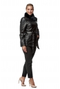 Женская кожаная куртка из эко-кожи с воротником, отделка искусственный мех 8019562-2