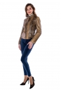 Женская кожаная куртка из натуральной кожи питона с воротником 8020516-2