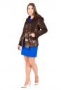 Женская кожаная куртка из натуральной кожи с капюшоном 8022097-2