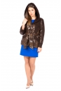 Женская кожаная куртка из натуральной кожи с капюшоном 8022097-4