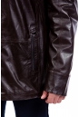 Мужская кожаная куртка из натуральной кожи с воротником 8023557-7