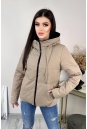 Куртка женская из текстиля с капюшоном 8023999-5